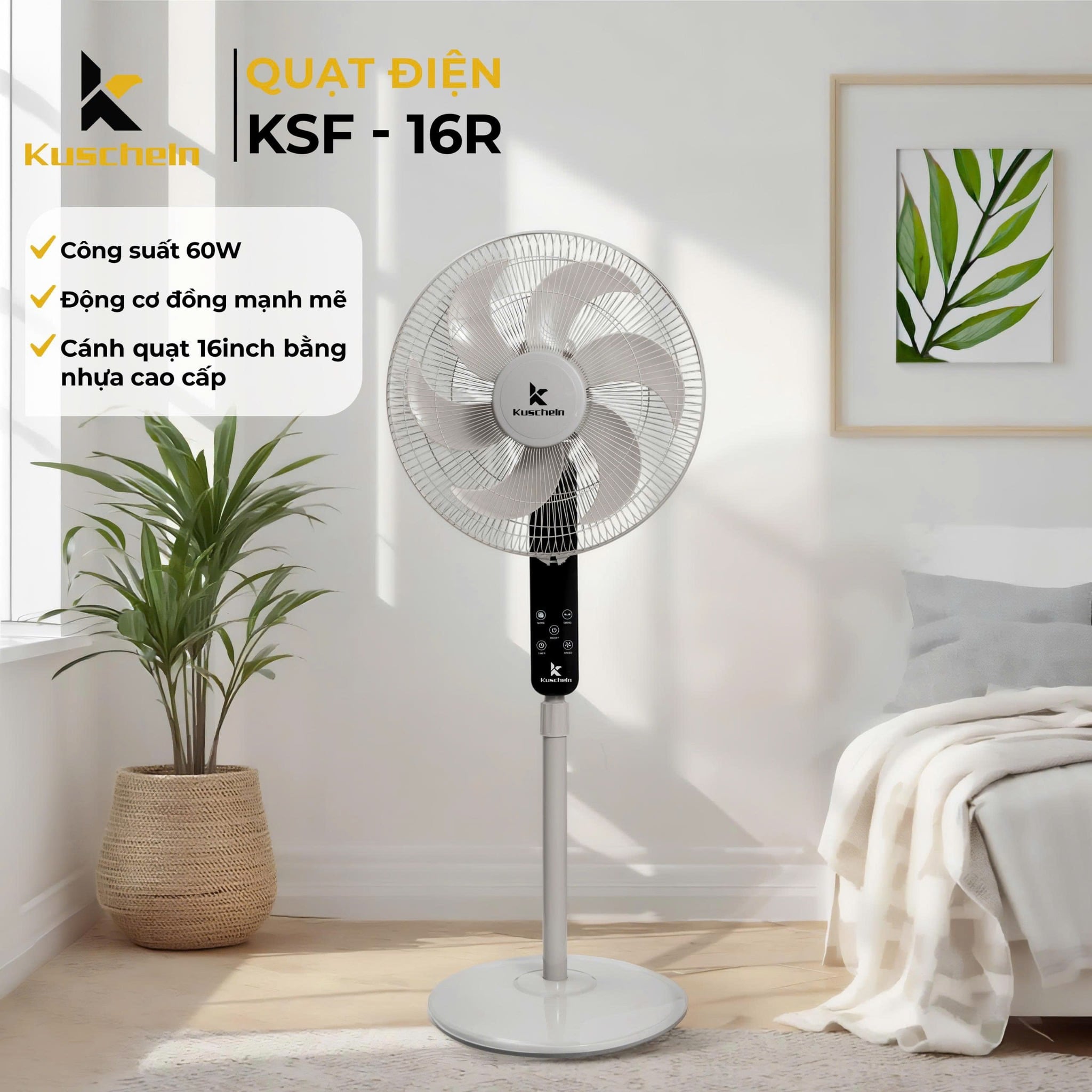 QUẠT ĐIỆN KUSCHELN KSF-16R