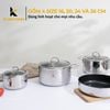 BỘ NỒI CHẢO INOX KUSCHELN KPPS23-4P