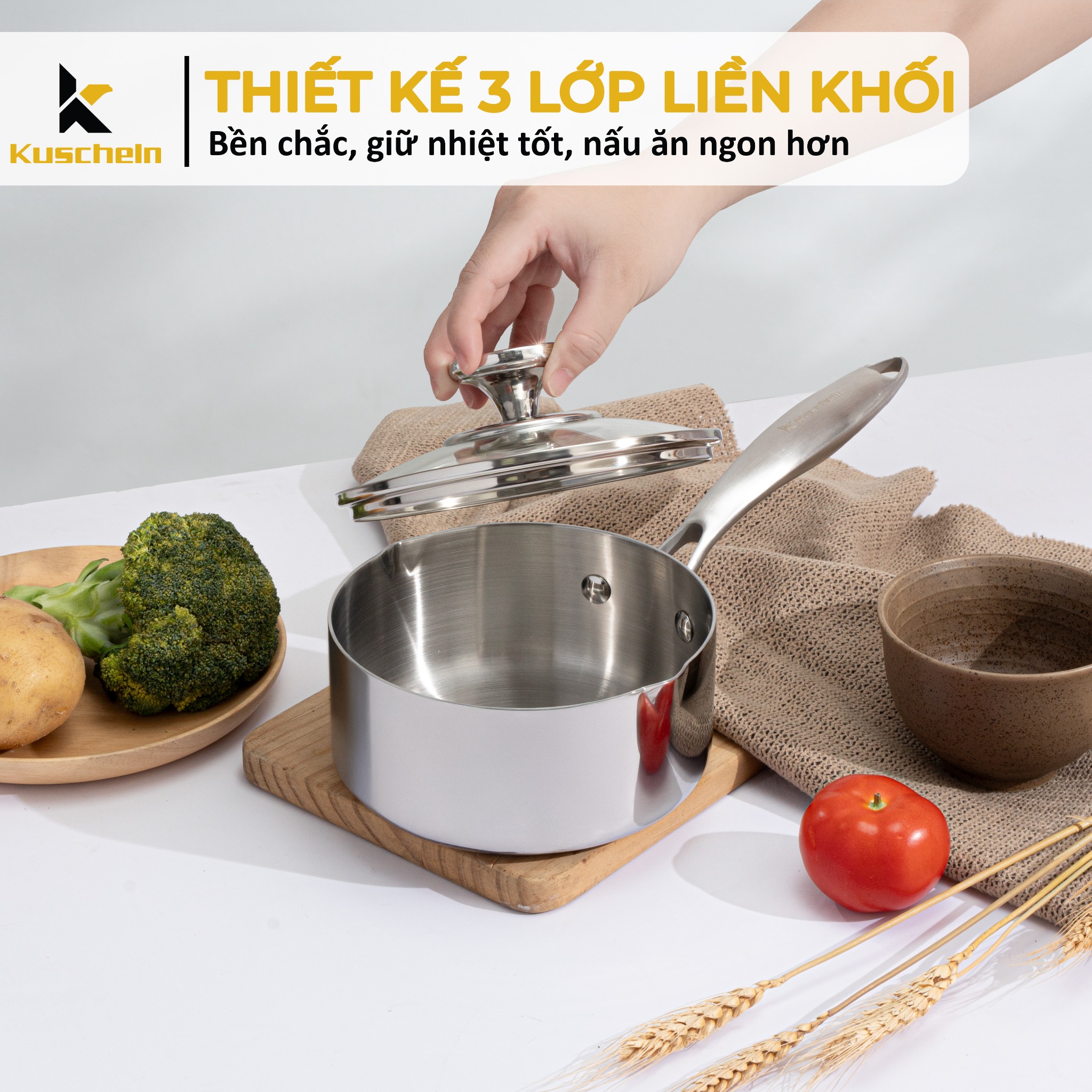 QUÁNH INOX ZEUS SIZE 16 KFP24-16SV