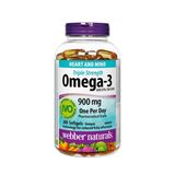  NK - Viên uống bổ sung Omega 3 Webber Naturals Triple Strength Omega-3 900mg 80 viên 