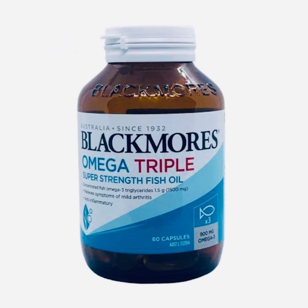  Viên uống Blackmores Omega Triple Supper Strength 1500mg Fish Oil 60 viên 