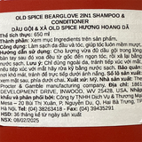  NK - Dầu gội xả Old Spice Bearglove 2-in-1 Shampoo & Conditioner 650mL (21.9 FL OZ) 