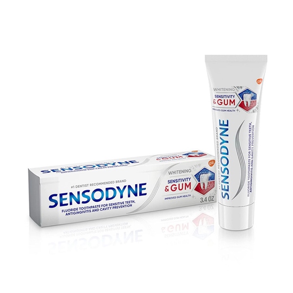  Kem đánh răng Sensodyne Sensitivity & Gum Whitening 3.4Oz 96,4g 