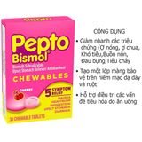  Viên nhai hỗ trợ đau bụng Pepto Bismol Chewables 30 viên 