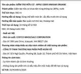  NK - Giấm Táo Hữu Cơ Kirkland Signature Organic Apple Cider Vinegar 32Oz 946ml 