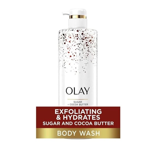  Sữa tắm Olay Exfoliating with Sugar + Cocoa Butter Body Wash 20Oz 591ml 