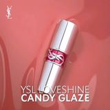  (SALE-SPL) Son thỏi YSL Loveshine Candy Glaze Glossy Shine Lip Gloss màu 09 0.11Oz 3.2g 