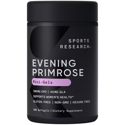  Viên uống tinh dầu hoa anh thảo Sports Research Evening Primrose Oil 500mg 240 viên 