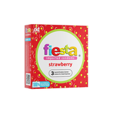  NK - Combo 3 chiếc bao cao su Fiesta Imported Condoms Strawberry 