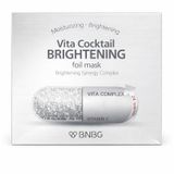  NK - Hộp 10 miếng mặt nạ dưỡng ẩm, làm sáng da BNBG Vita Cocktail Brightening Foil Mask 30ml 