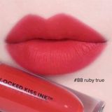  Son thỏi Mac Locked Kiss 24h Lipstick màu 88 Ruby True 0.06Oz 1.8g 