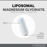  NK - Viên uống hỗ trợ giấc ngủ, giảm mệt mỏi Codeage Liposomal Magnesium 240 viên 