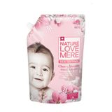  NK - Nước xả quần áo trẻ em thuần chay Nature Love Mere Chiết xuất Cherry 1.3L 