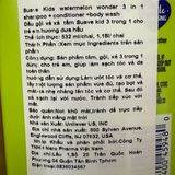  NK - Sữa tắm gội xả cho bé Suave Kids Natural 3-in-1 Shampoo, Conditioner, Body Wash - Watermelon Wonder - 18Oz 532ml 