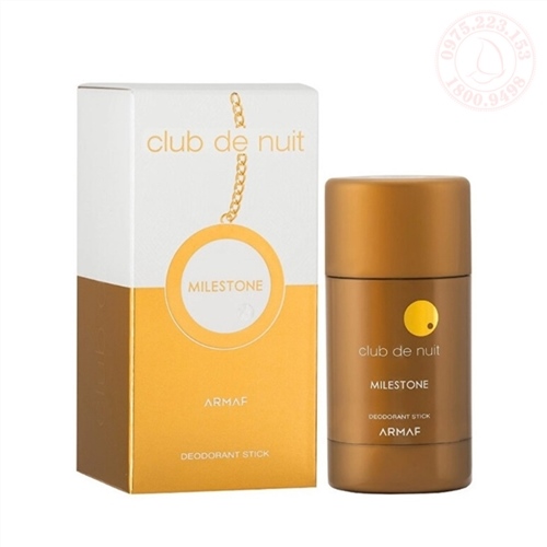  NK - Lăn khử mùi Armaf Club De Nuit Milestone 2.65Oz 75g 