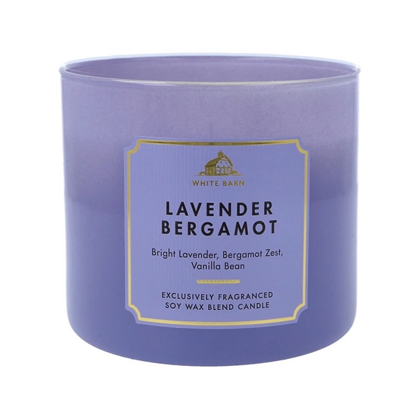  Nến thơm 3 bấc BBW Lavender Bergamot 14.5Oz 411g 