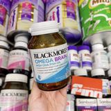  (Úc) Viên bổ não mắt dầu cá Blackmores Omega Omega Brain hight DHA Fish Oil Úc 60 viên 