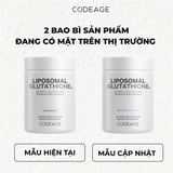  NK - Viên uống giúp trắng sáng da, mờ nám CodeAge Liposomal Glutathione 500g 60 viên 