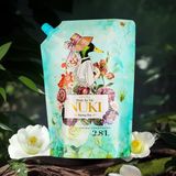  NK - Nước xả vải Nuki hương hoa thiên nhiên 2.8L 
