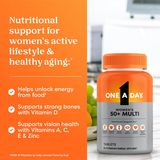  Viên uống vitamin tổng hợp cho phụ nữ One A Day Women's Multivitamin trên 50 tuổi 200 viên 