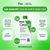  Sữa rửa mặt Cerave Hydrating Facial Cleanser for Dry to Normal Skin 19Oz 562ml 