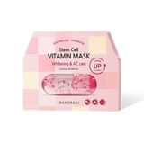  NK - Hộp 10 miếng mặt nạ dưỡng sáng và chăm sóc da mụn Banobagi Stem Cell Vitamin Mask Whitening & AC Care 
