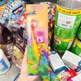  Bàn chải SmileMakers Toothbrush & Floss Kit Orange Dinosaur 