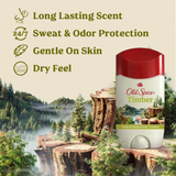  Sáp Khử Mùi & Giảm Tiết Mồ hôi OLD SPICE – Timber with Sandalwood & Cypress 73g (Có Tem Phụ) 