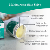  Kem Chống Hăm Cho Bé Earth Mama Organic Diaper Balm 120ml (Hũ) – Hữu Cơ, Dịu Nhẹ, Giảm Hăm Tã 