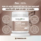  NK - Viên uống sụn cá mập Healthy Care Shark Cartilage 750mg 200 viên 