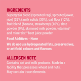  Bột Ăn Dặm Hữu Cơ Không Đường Cho Bé 6m+ Slurrp Farm Cereal - Vị Dâu Tây, Hạt Ragi, Gạo và Sữa 200g (Hộp) 