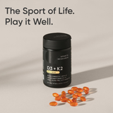  Vitamin D3 K2 Sports Research 2500IU + 100mcg MK7 60 (Viên) Nang Chay – Hỗ Trợ Xương Khớp, Tăng Hấp Thụ Canxi, Chuẩn Non-GMO Mỹ 