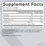  Viên Uống Sports Research Magnesium Glycinate Biolipid Delivery 160mg 120 Viên 