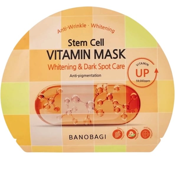  NK - Mặt nạ Banobagi Stem Cell Vitamin Mask Whitening & Dark Spot Care 