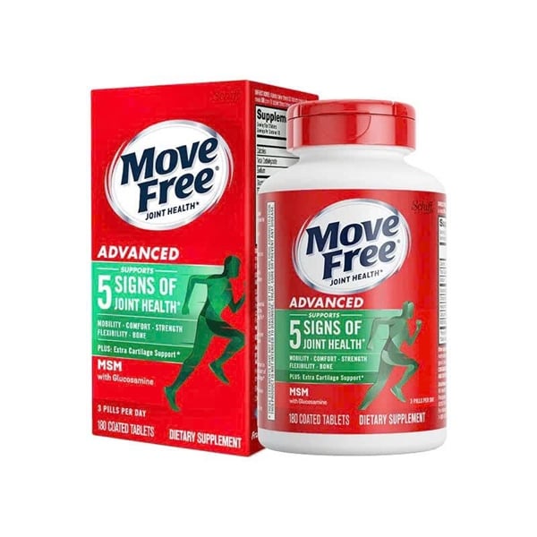  Viên uống bổ xương khớp Move Free Advanced MSM with Glucosamine 180 viên 