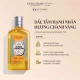 Dầu Tắm Hạnh Nhân Hương Chanh Vàng L'Occitane Citron Luminciana Shower Oil 8.4Oz 250ml 