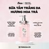  NK - Sữa tắm trắng da hoa Trà Weilaiya Camellia Niacinamide Shower Gel 15.84Oz 450ml 