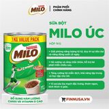  NK - Sữa Úc bột Nestle Milo 1kg 