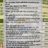  NK - Nước xả quần áo trẻ em thuần chay Nature Love Mere Chiết xuất Hoa cúc 1.8L 