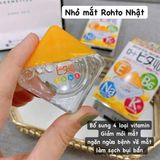  Nước nhỏ mắt vàng dịu nhẹ, làm mát mắt Rohto Vita 12ml 