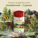  Sáp Khử Mùi & Giảm Tiết Mồ hôi OLD SPICE – Timber with Sandalwood & Cypress 73g (Có Tem Phụ) 