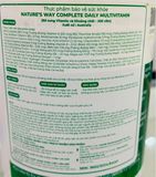  NK - Viên uống bổ sung vitamin tổng hợp Nature's Way Complete Daily Multivitamin with Antioxidants 200 viên 