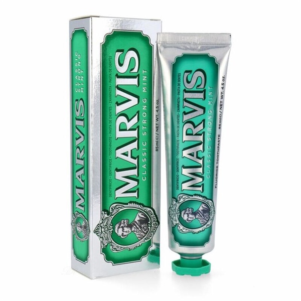  NK - Kem Đánh Răng Marvis hương bạc hà Classic Strong Mint Toothpaste 4.5Oz 85ml 