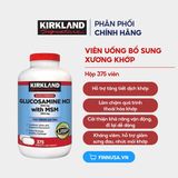  NK - Viên uống bổ sung xương khớp Kirkland Glucosamine HCI 1500mg with MSM 1500mg 375 viên 