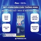  Set 4 bàn chải Oral-B Indicator Contour Clean Soft Bristle Manual Toothbrush 