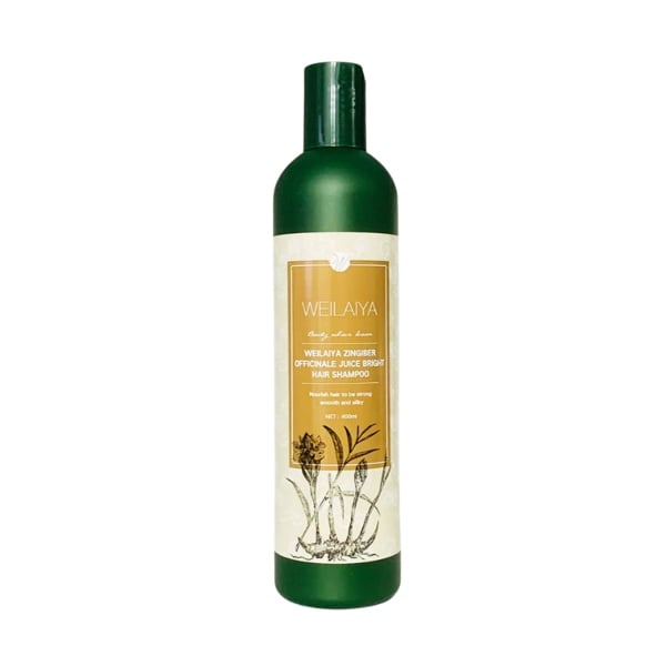  NK - Dầu gội gừng hà thủ ô Weilaiya Zingiber Officinale Juice Bright Hair Shampoo 400ml (Chai) 