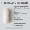  Viên Uống Sports Research Magnesium L-Threonate Advanced Formula 2000mg 90 viên 
