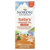  NK - Vitamin D3 cho trẻ sơ sinh Nordic Naturals Baby's 400IU 10 mcg 0.76Oz 22,5 ml 
