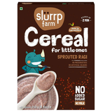  Bột Ăn Dặm Hữu Cơ Không Đường Cho Bé 6m+ Slurrp Farm Cereal  - Vị Mầm Hạt Ragi 200g (Hộp) 