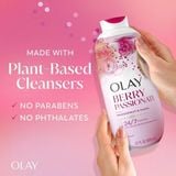  Sữa tắm Olay Fresh Radiance Vitamin B3 and Antioxidant Blend Body Wash - Berry Passionate with Passionfruit & Guava 22Oz 650ml 